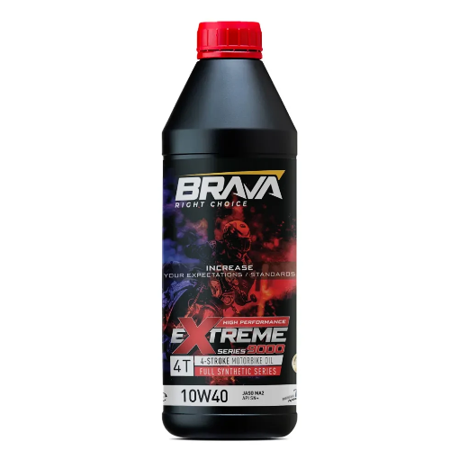 Brava Extreme 9000 4T 10W-40 Motor Yağı - Tam Sentetik Motosiklet Yağı 1L resmi