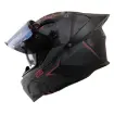 Fazer FX 211 Beast Black Full Face Motosiklet Kaskı - Güneş Vizörlü ABS resmi