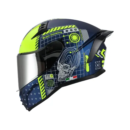Sway SW 869 PRO Full Face Kask - ECE 22.06 Pinlock 70 Intercom Hazır resmi