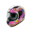 Sway SW 815K Ocean White Pink Çocuk Motosiklet Kaskı - ECE 22.06 Hafif ABS resmi