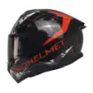 MTS X340 Clay Full Face Motosiklet Kaskı - Fiber Gövde Güneş Vizörlü resmi