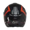 MTS X340 Clay Full Face Motosiklet Kaskı - Fiber Gövde Güneş Vizörlü resmi