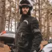 Prosev NF-2500 Black Airbag 4 Mevsim Uzun Motosiklet Montu - CE Korumalı resmi