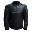 Prosev Falcon Leather Siyah 4 Mevsim Motosiklet Montu - CE Korumalı YKK Fermuar resmi