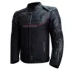 Prosev Falcon Leather Siyah 4 Mevsim Motosiklet Montu - CE Korumalı YKK Fermuar resmi
