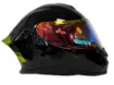 Rivox R1 Gloss Black Revo Full Face Kask - ECE 22.06 Güneş Vizörlü Sportif resmi
