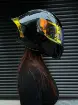 Rivox R1 Gloss Black Revo Full Face Kask - ECE 22.06 Güneş Vizörlü Sportif resmi