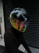 Rivox R1 Gloss Black Revo Full Face Kask - ECE 22.06 Güneş Vizörlü Sportif resmi