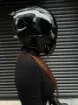Rivox R2 Parlak Siyah Full Face Kask - ECE 22.06 Pinlock Uyumlu Güneş Vizörlü resmi