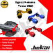 Jiekai RM-04 Egzoz Koruma Takozu CNC Mavi - Sportif Görünüm Darbe Korumalı resmi